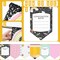6 Pcs Classroom Curtains Back to School Decoration Composition Book Notebook Pencil Curtains 24" x 36" First Day of School Party Decor Colorful for Daycare Bedroom Playroom Room Window